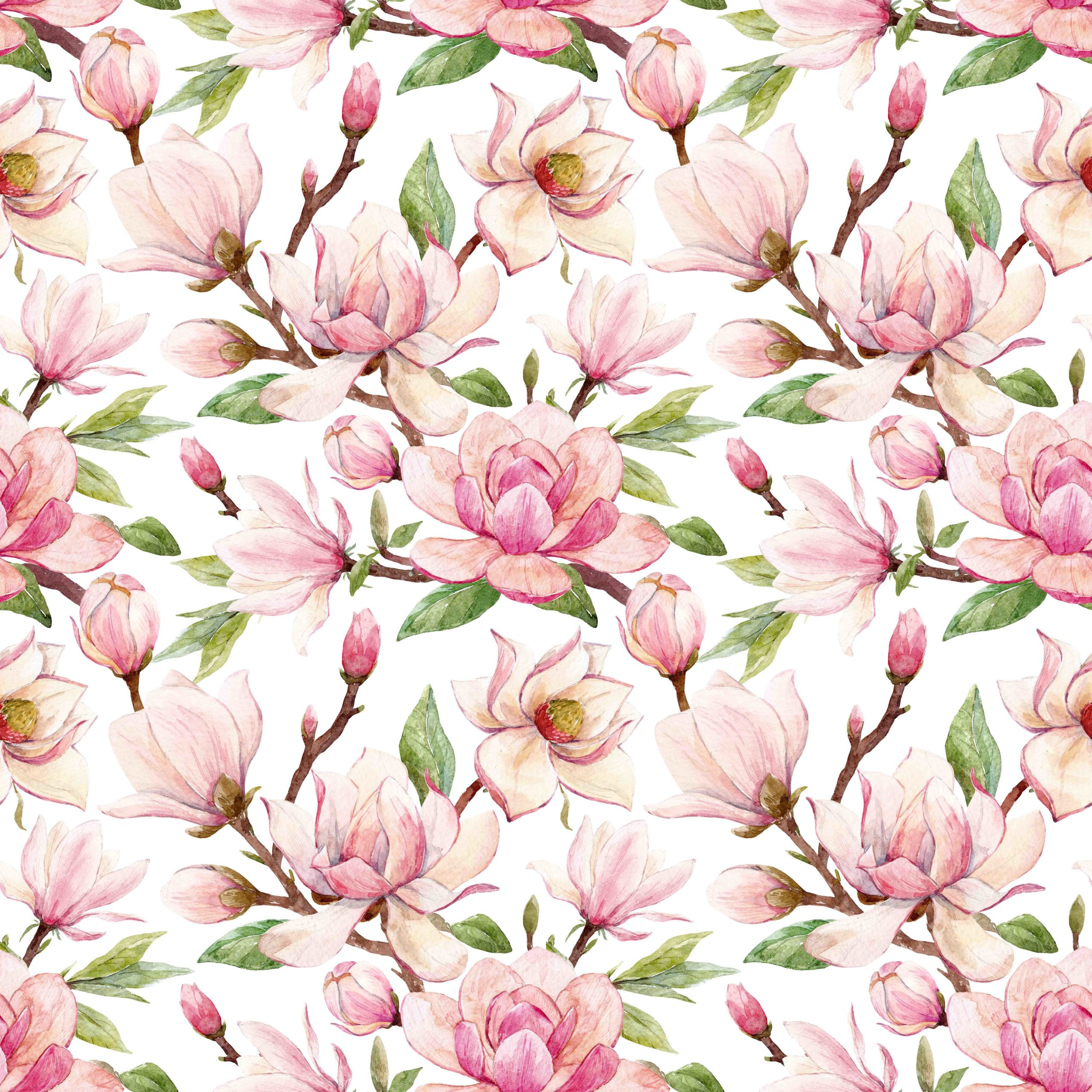 Simple Magnolia Pattern FLO07 Magnolia Pattern – Studio Backdrops