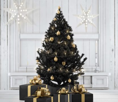C35 Gold Ornament Christmas Tree
