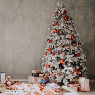 C40 Orange Bauble Christmas Tree