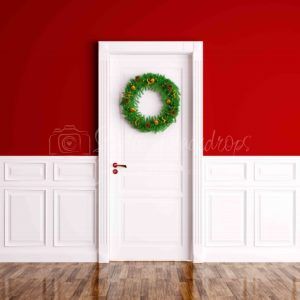 C46 White Christmas Door