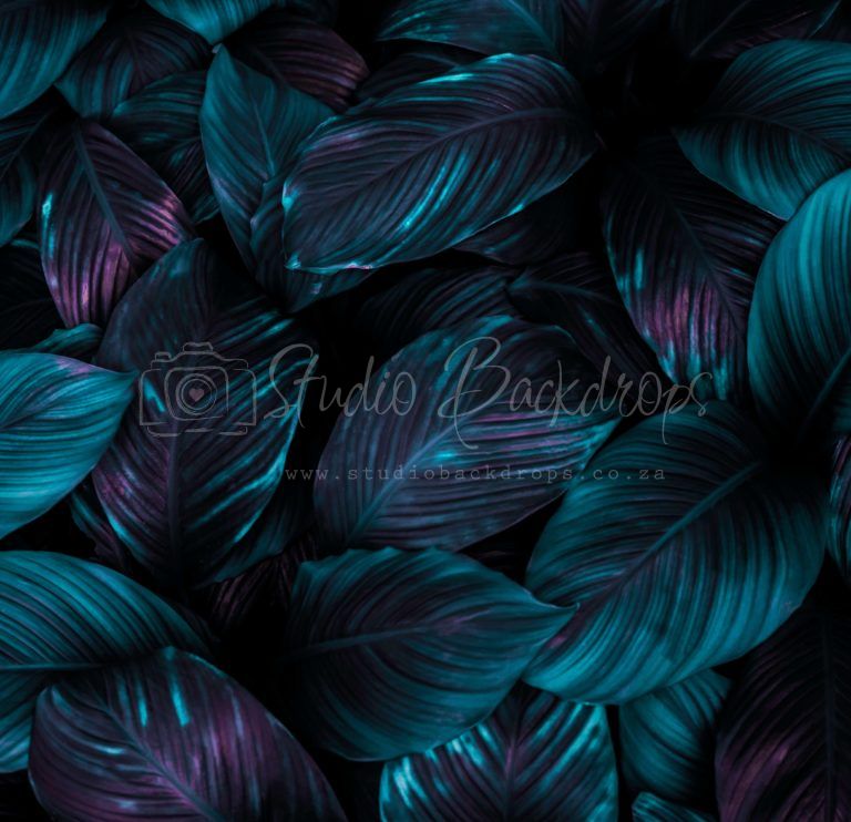 FLO020 Tropical Leaves Abstract