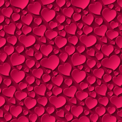 HEART8 Pink Paper Hearts