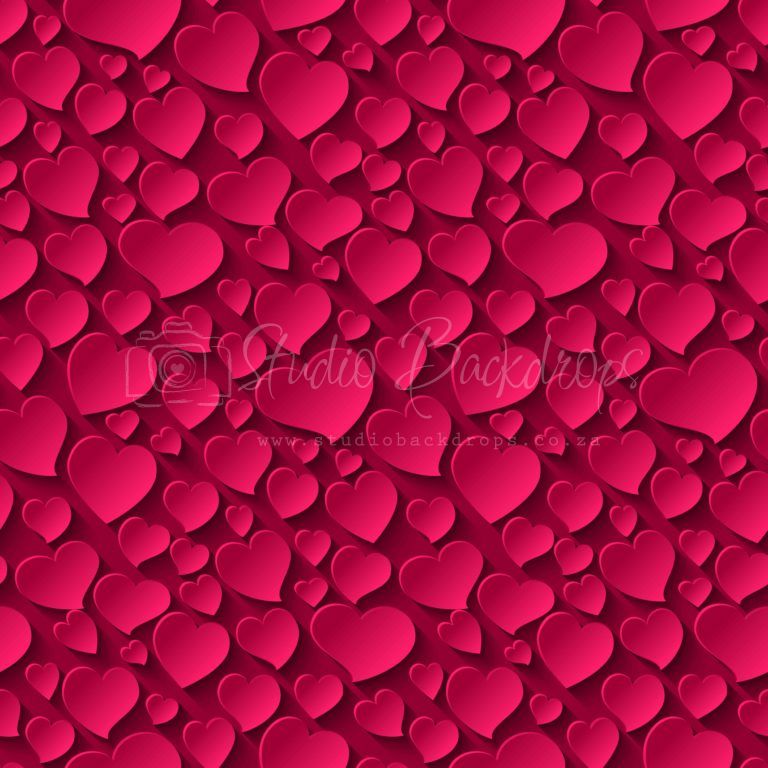 HEART8 Pink Paper Hearts