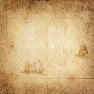 OCEAN3 Vintage Nautical Map