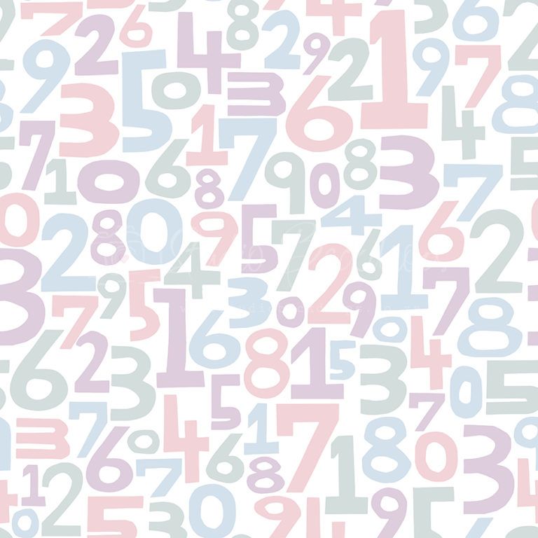 SCGO34 Pastel Numbers