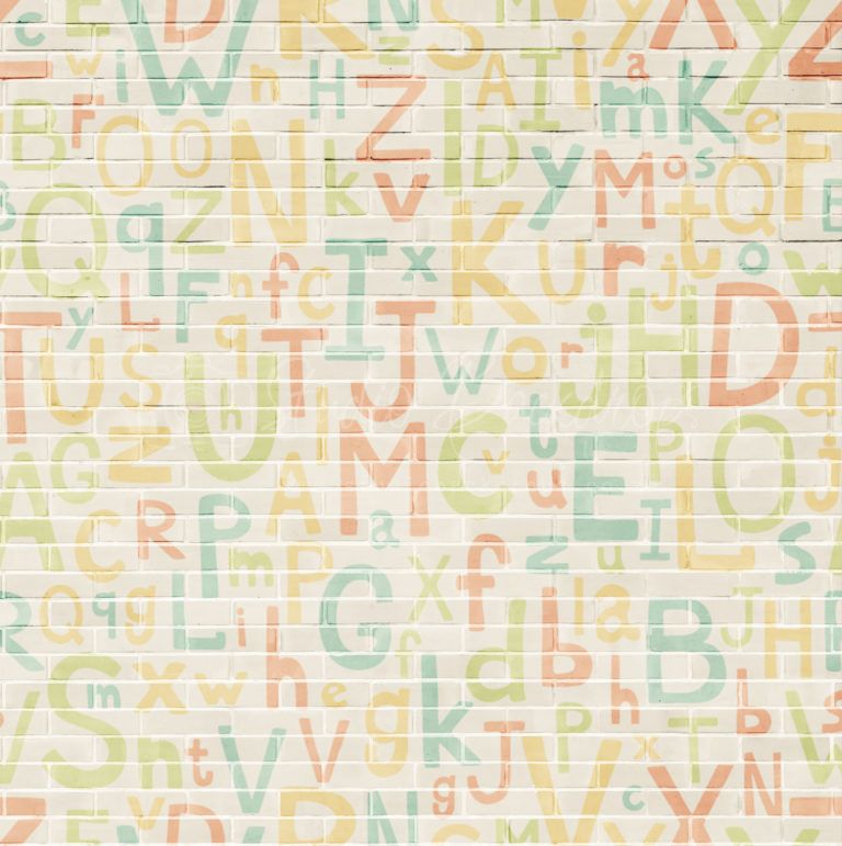 SCHO35 Cool Alphabet Wall