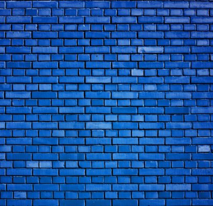 WAL08 Blue Brick Wall