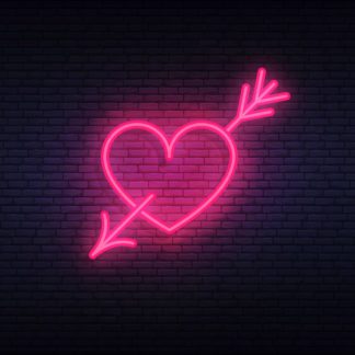 HEART23 Animated Wall with Arrow and Heart
