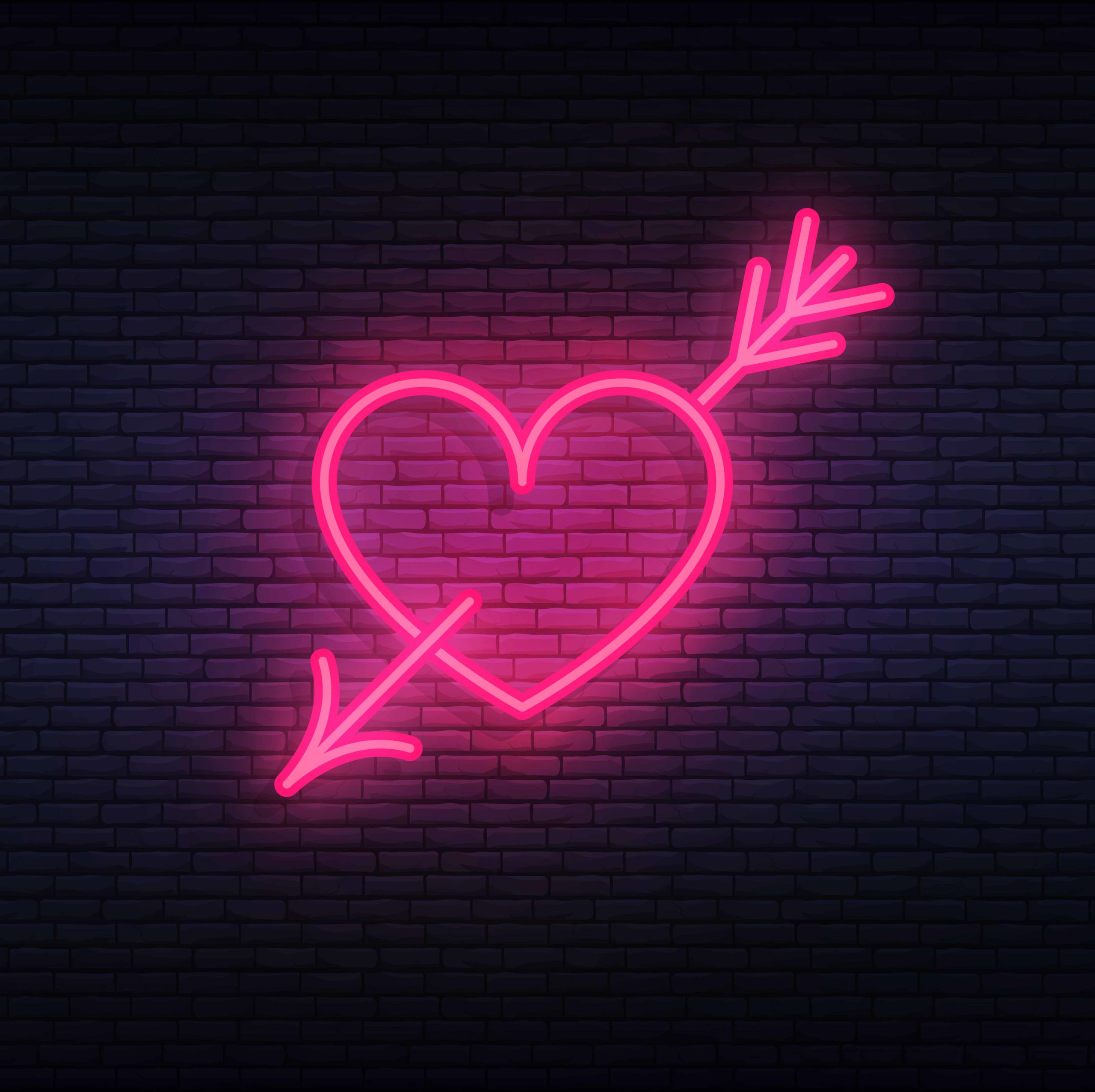 HEART23 Animated Wall with Arrow and Heart – Studio Backdrops