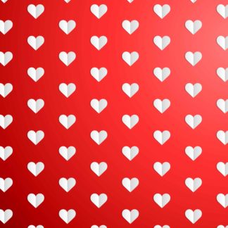 HEART31 Paper Hearts Pattern