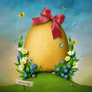 EASTER12 Yellow Easter Egg