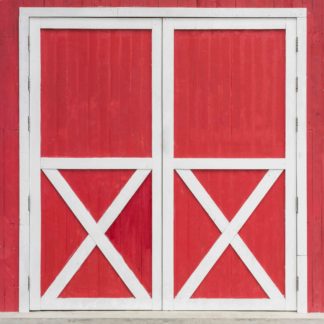 WALL38 Red Barn Doors