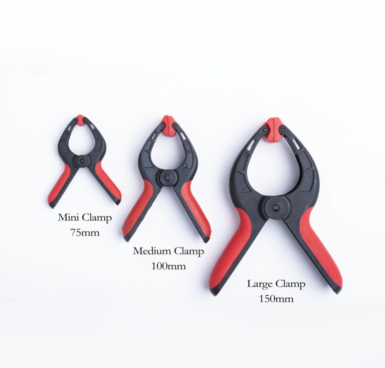 Studio Backdrop Clamp Size Reference