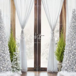 C60 Silver Trees Christmas