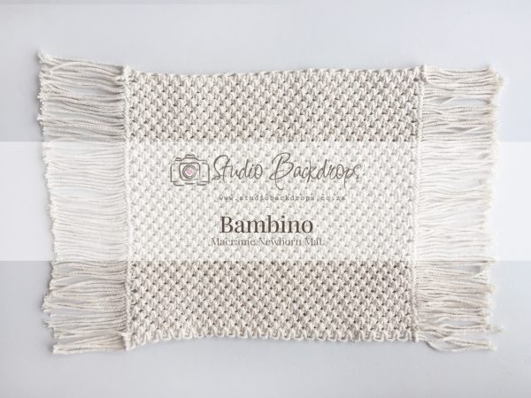 Studio Backdrops Bambino Macrame Mat