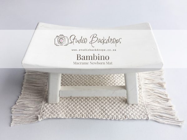 Studio Backdrops Bambino Macrame Mat Display Sample