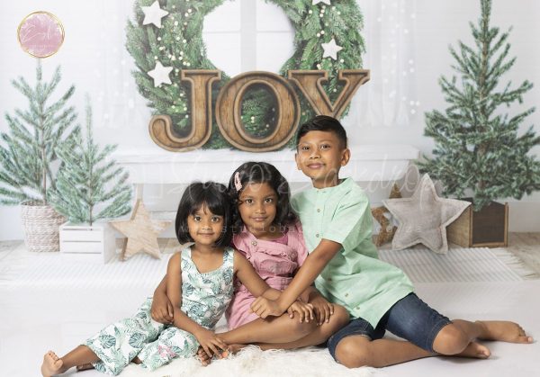 C62 Christmas Joy Sample Display Studio Backdrop 1