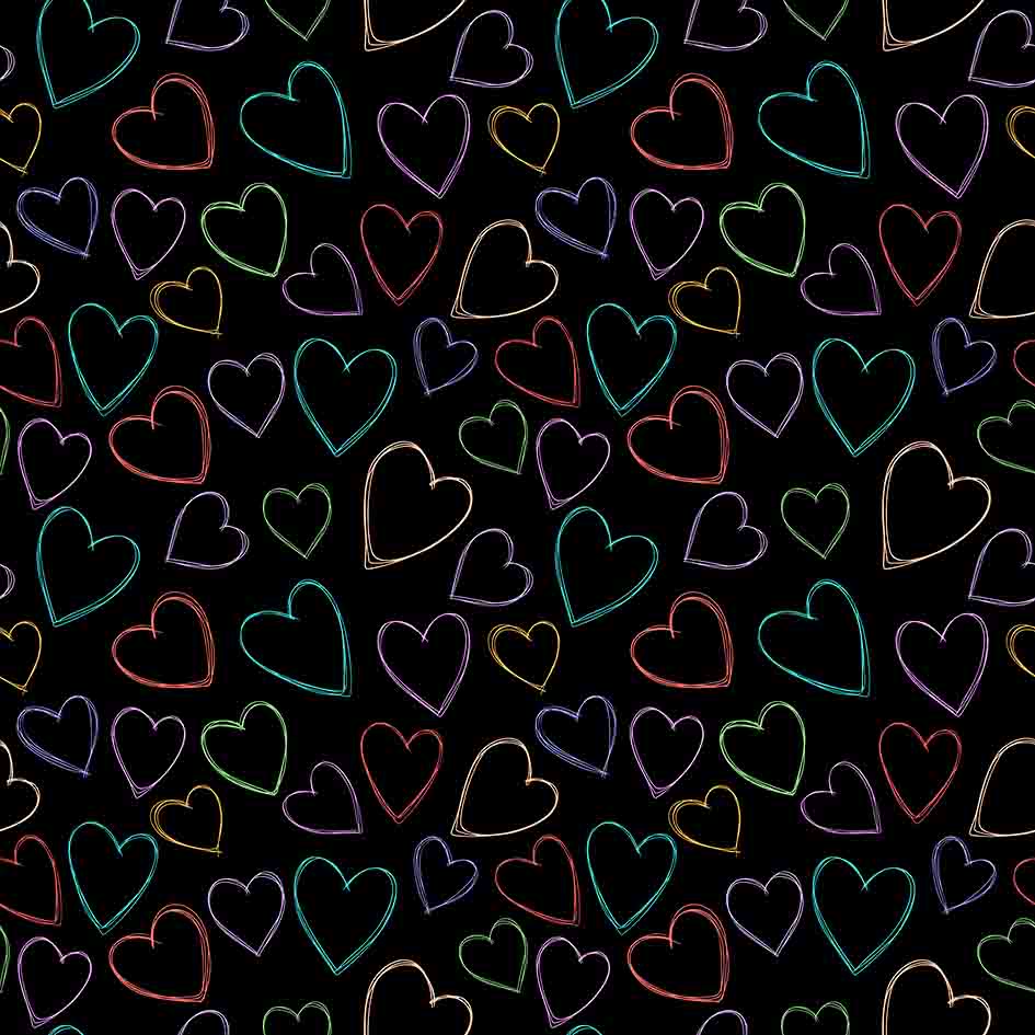 HEART55 Doodle Hearts – Studio Backdrops