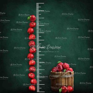 PRESCHO37 Green Twelve Apples Tall