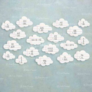 SCHO56 Paper Math Clouds