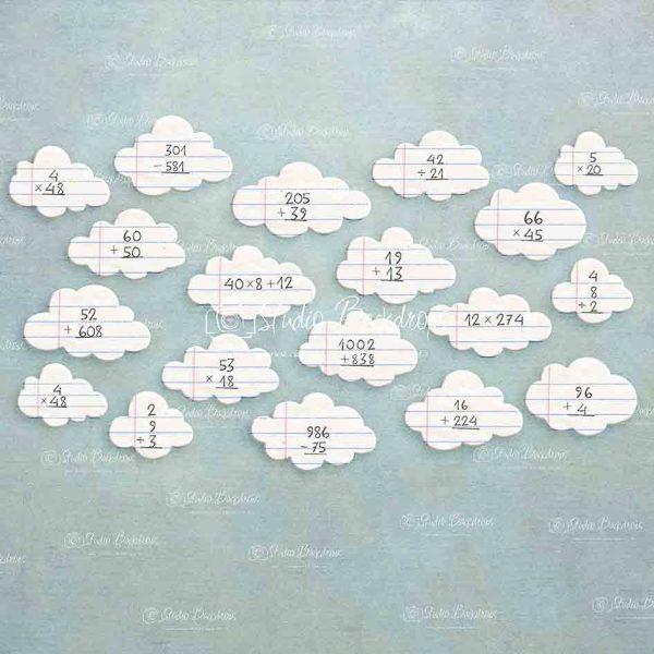 SCHO56 Paper Math Clouds