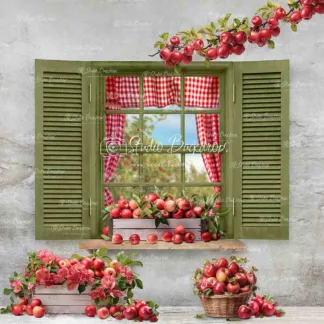 SET46 Green, Apples and Pomegranates