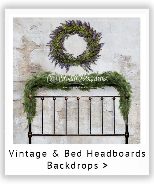 2024 Vintage and Bed Headboard Backdrops