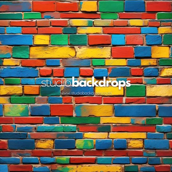 PRESCHO63 Colourful Brick Wall