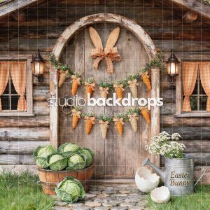 EASTER49 Easter Bunny House